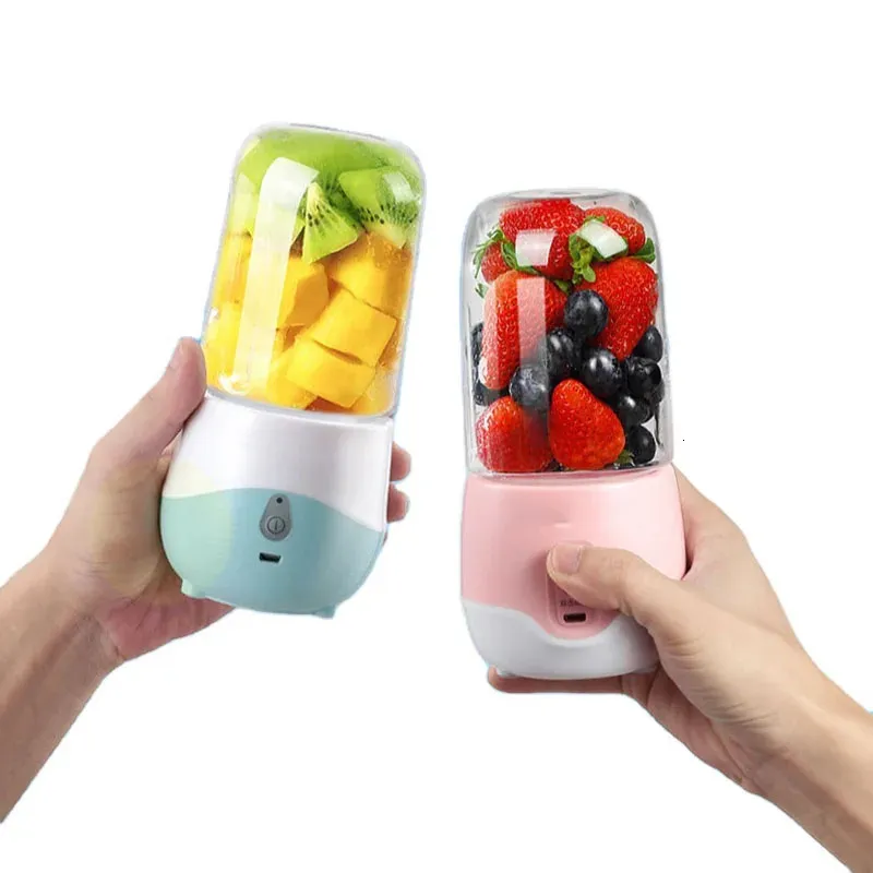 Fruit Vegetable Tools Wireless Mini Portable Blender Juicer Household Small Rechargeable Mini Juicer Cup Portable Extractor Machine Fresh Orange 231202