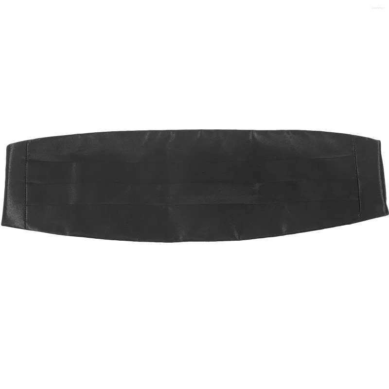 Ceintures Corset noir hommes accessoires de Costume Cummerbund mâle smoking Costume marié homme