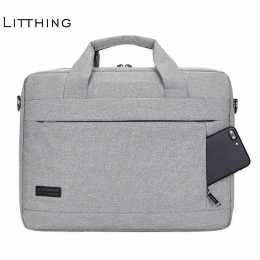 Litthing sac à main pour ordinateur portable de grande capacité pour hommes femmes porte-documents de voyage sac pour ordinateur portable d'affaires pour 14 15 pouces Macbook Pro Pc J190721304a