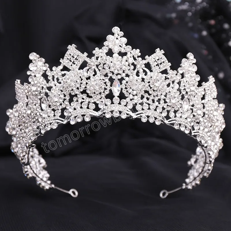 Luxury Crystal Gold Bridal Tiara For Women Elegant... From  display picture 3