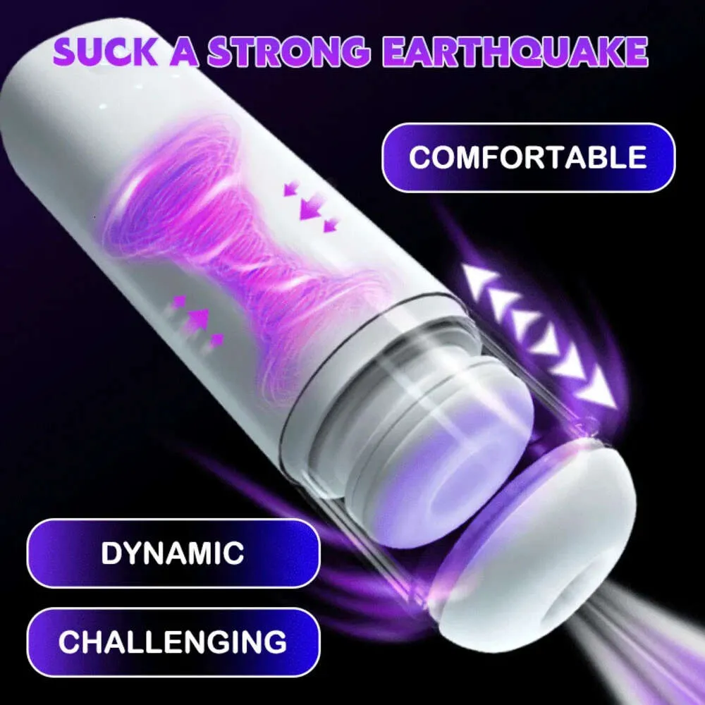 Sex Toy Massager Board Masturbadores Men's Toy 18 Plus Adult Toys Sexy Men Silicone Vagina with Suction Cup Blowjob Sucking Machine