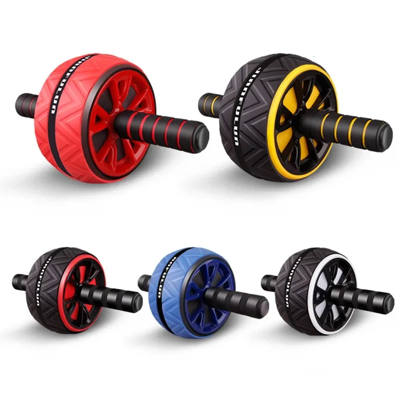 AB Rollers Fitness Equipment Ingen brus Muskeltränare Roller ABS Core Wheel Workout Hem Gym Training 231202