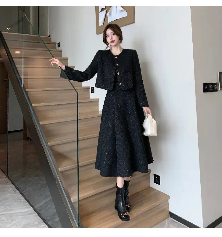 escada エスカーダ DUANNE TWEED DRESS Ariana white tweed dress – SHESPOKE COUTURE