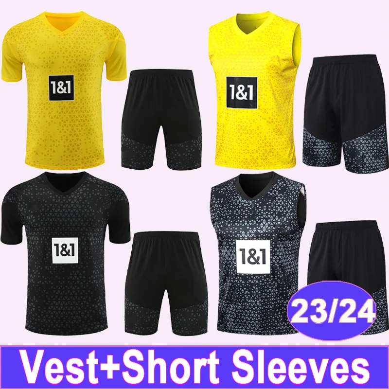 2023 2024 REUS Bellingham Training Wear Sleeve Stoccer Coureys Hummels Brandt Reyna Haller Football Shirt