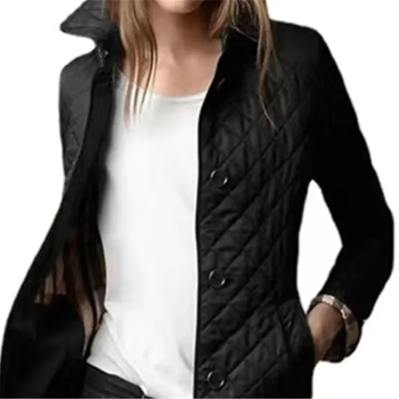 Дизайнерские пуховики Пальто-пуховик Осень и зима популярная быстрая продажа в Европе и США модная однорядная однорядная тонкая теплая куртка с лацканами на хлопковой подкладке z6