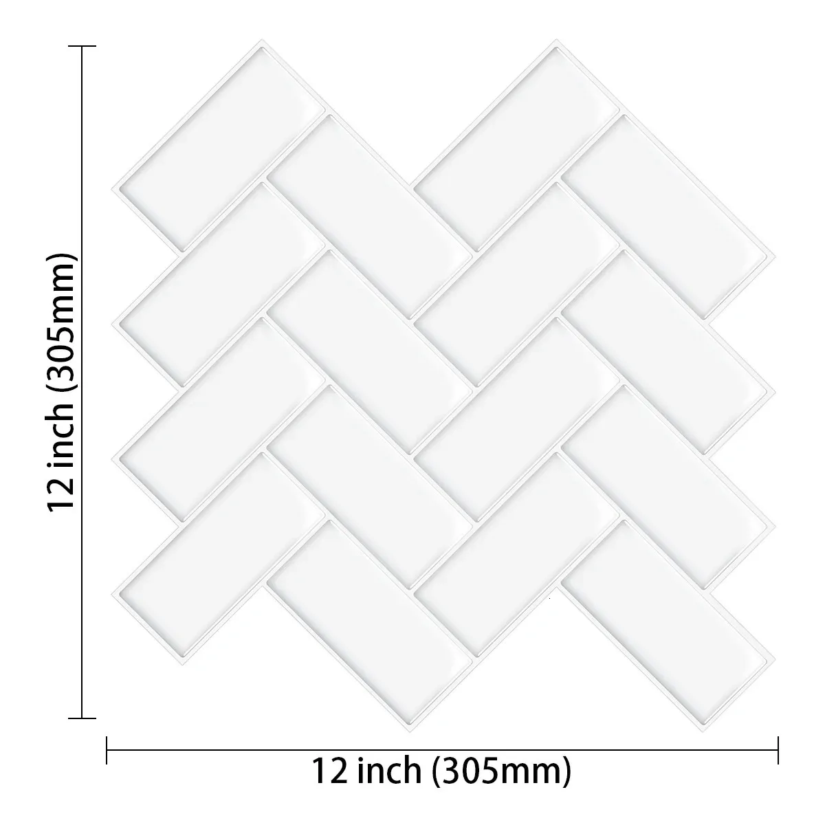 Adesivos de parede espinha de peixe cozinha backsplash impermeável diy telha autoadesiva adesivo 231202
