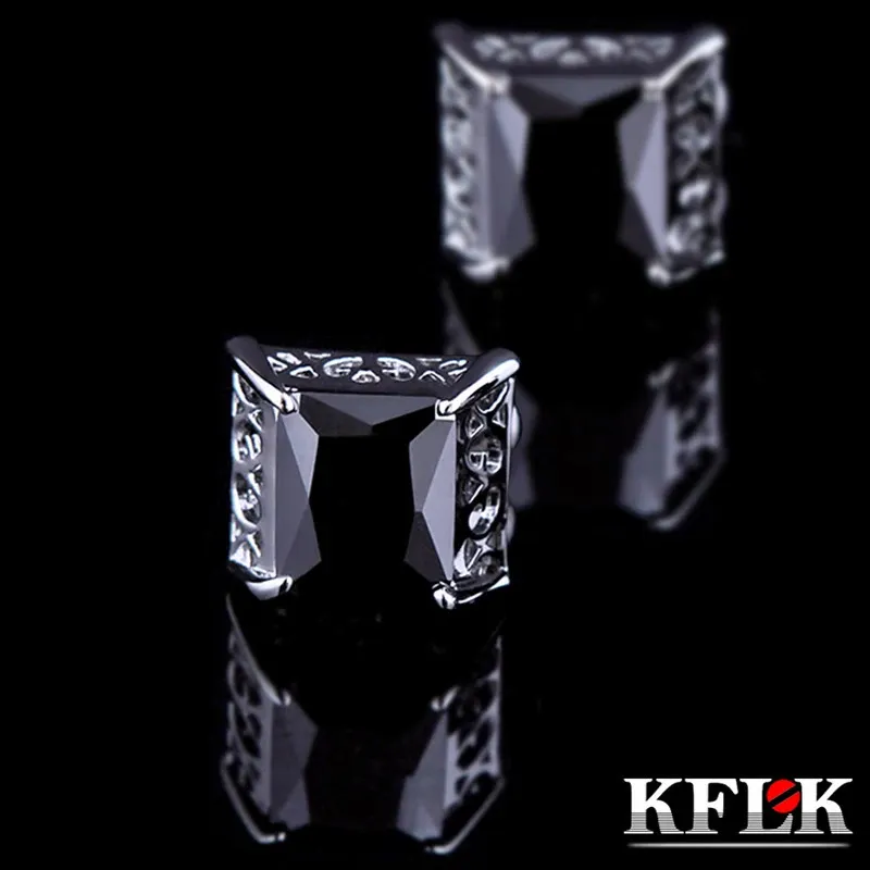 Gemelos KFLK Joyería Marca Moda Cristal Vintage Gemelos Enlaces Botones masculinos Gemelos de camisa francesa de alta calidad para invitados de hombres 231202