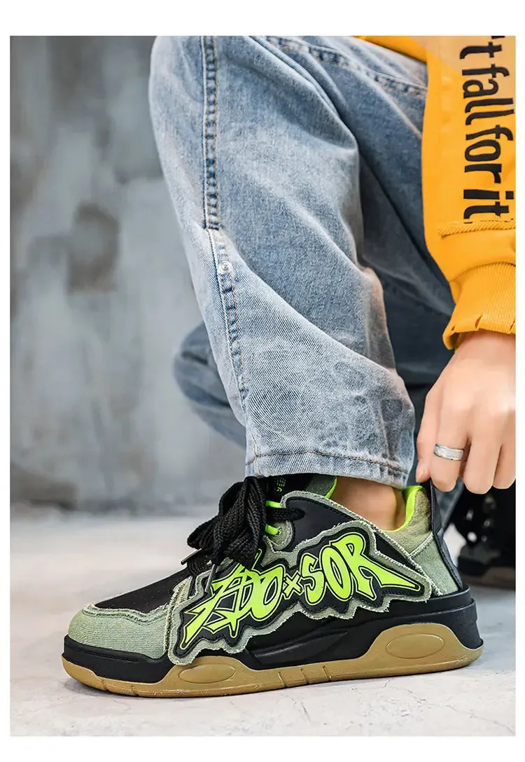 Dress Shoes Design Men Skateboard Shoes Fashion Colorful Sneakers Streetwear Hip Hop Mens Flat Platform Shoes Zapatillas De Lona 231202 From Cong07, $27.74 | DHgate.Com