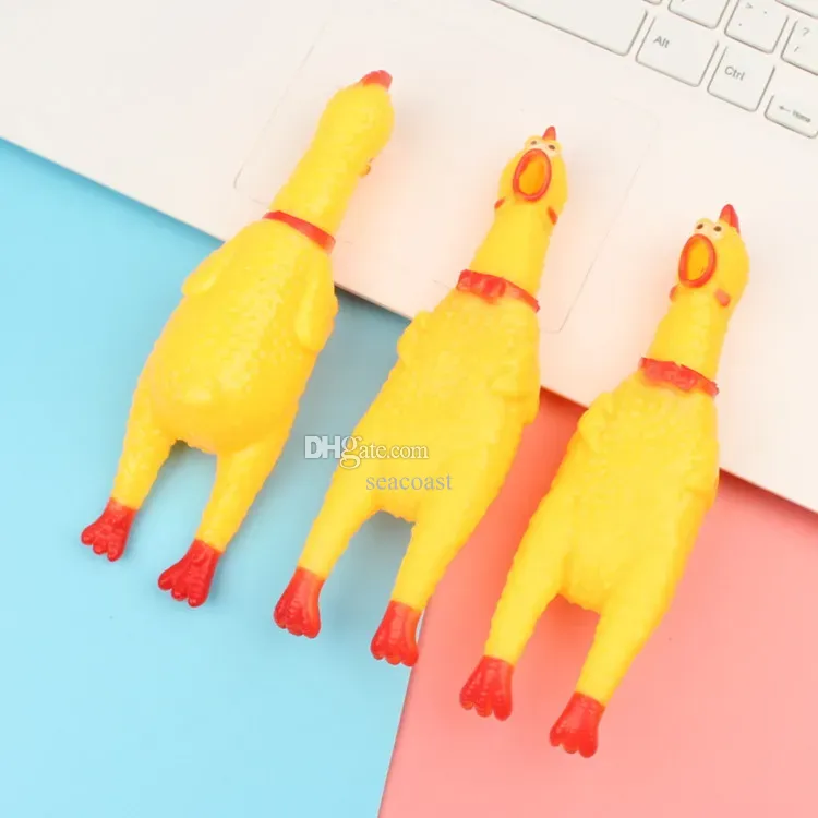 Zerodis Jouet de poulet hurlant Jouets pour chiens en forme de poulet