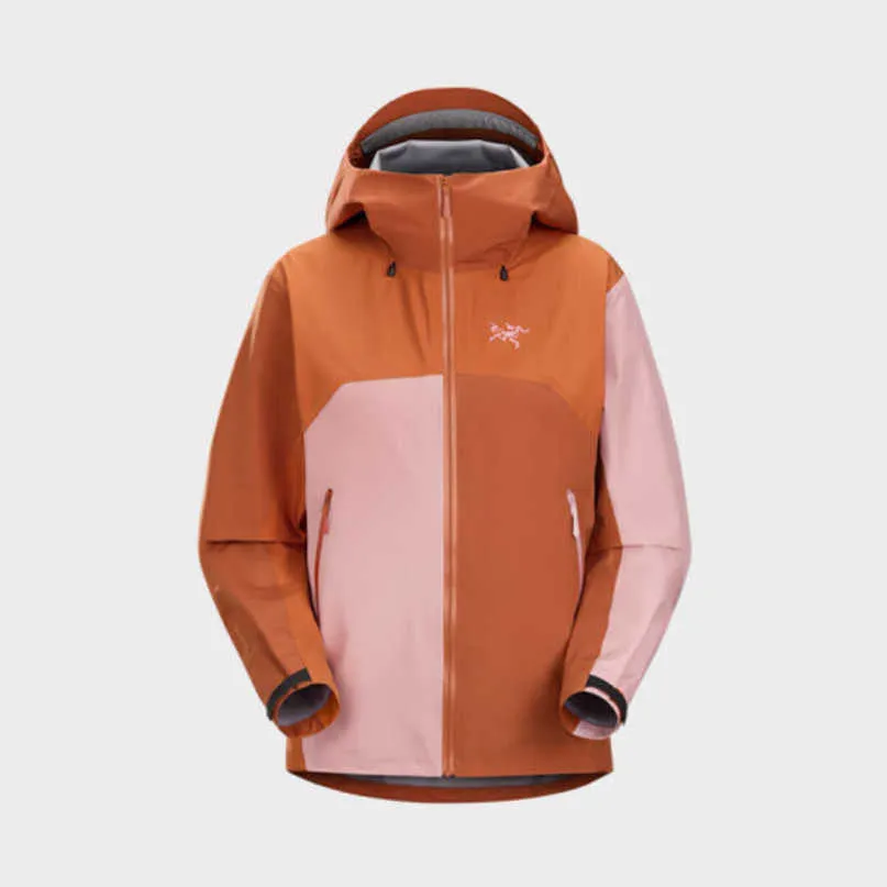 Giacche Giacca Outdoor Uomo Traspirante Arcterys Cappotti Antivento Beta Light Gore-tex Cappotto Charge da Donna Fika/bliss/fika Marrone/beili Pink Xs