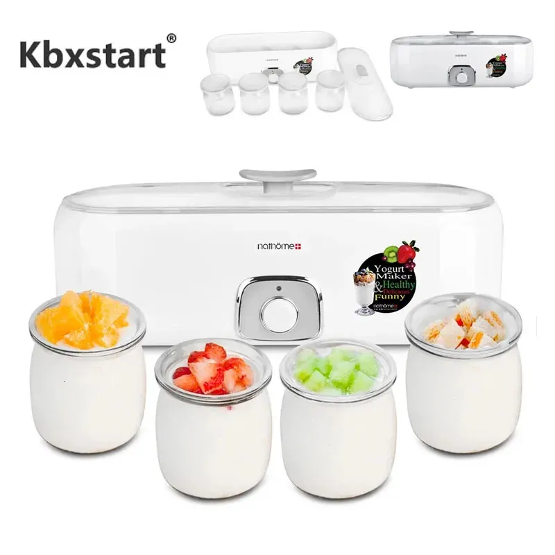 Source Cream Machine DHgate.com:Electric Yogurt Maker with 4 Glass Cups, Automatic Leben ...