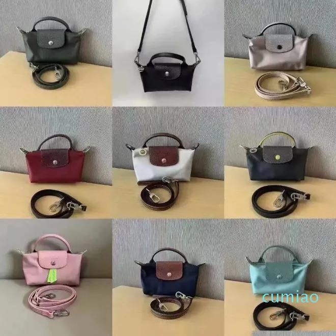 Designer tas Dames tote schoudertas Europese stijl Vrije tijd Dumpling Bag Nylon Handtas Crossbody Opvouwbare Borduur Tote cadeau Mini Tas