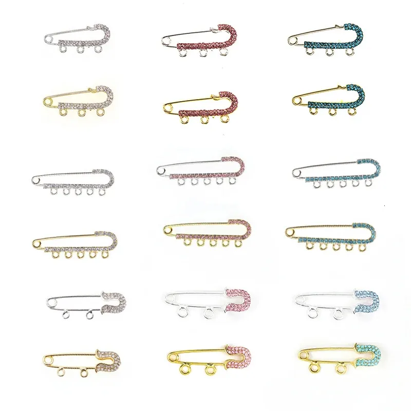 Épingles Broches mixtes petite taille 4 cm 5 cm avec 2 boucles couleur plaqué or argent broche bébé épingle pour la décoration fabrication de bijoux 231202