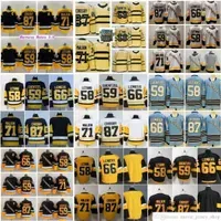 2023 Winter Classic 87 Sidney Crosby Hockey Jerseys 71 Evgeni Malkin 59 Jake Guentzel 58 Kris Letang 66 Lemieux 21 22 Alternate Black