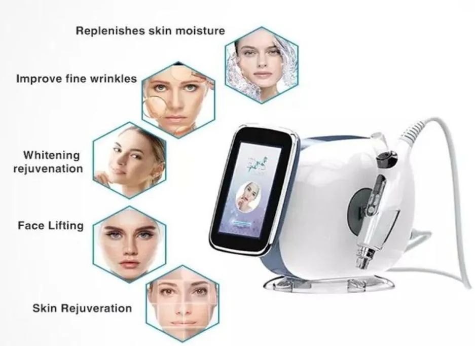 3 I 1 EMS Microneedle RF Machine Ingen nål Meso Mesoterapi Gun Injector Face Lyft Water Anti Aging Salon Beauty Equ5939052