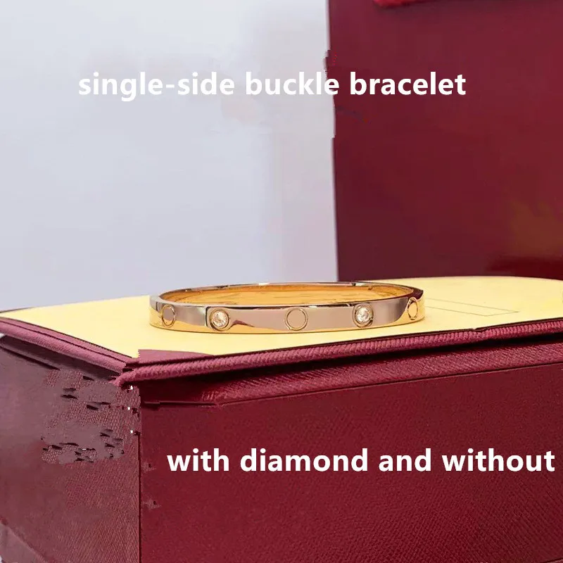Un designer Cartres gioielli di design di lusso per donna braccialetto a vite Bracciale rigido di alta qualità braccialetti con unghie d'amore in acciaio inossidabile regalo per la festa della mamma