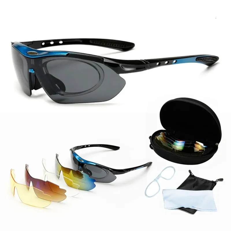 Outdoor Eyewear Polarized Bicycle Bike Cycling Sunglasses Men Women Glasses  Riding Sports With 4 Lens Myopia 231202 From Daye09, $11.19
