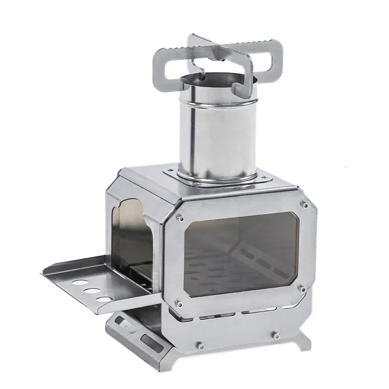 Stoves Camping Wood Burning Stove Lightweight Stainless Steel Portable ...