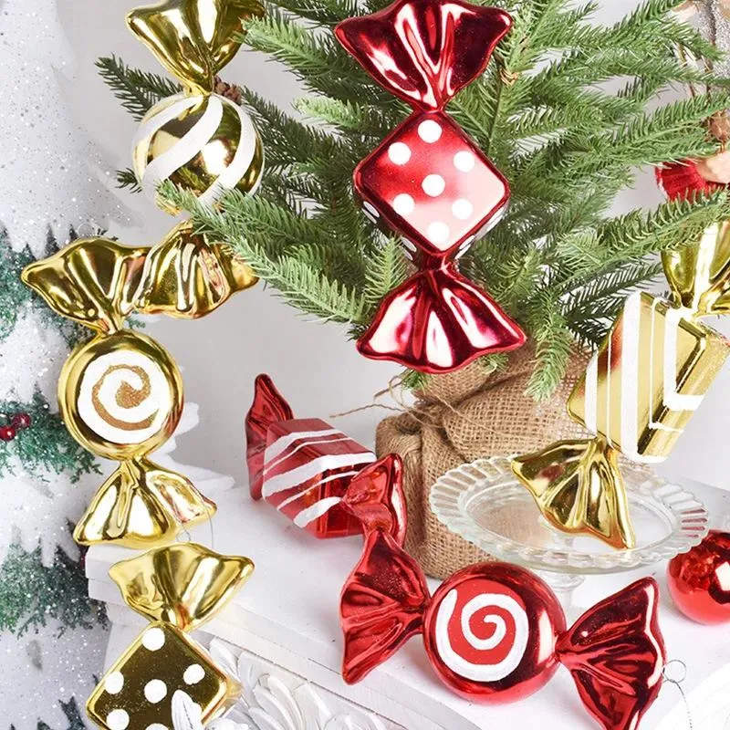 Christmas Decorations Year 2024 Ornaments Boxed Candy Xmas Ball Tree