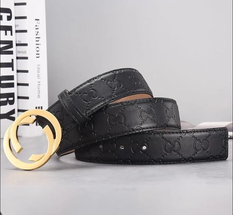 GuCcIism With box Fashion Classic Men Designer Belts Womens Mens Casual Letter Smooth Buckle Luxury Belt Width Louiseities 2.0cm 3.4cm 3.8cm 3ZCH