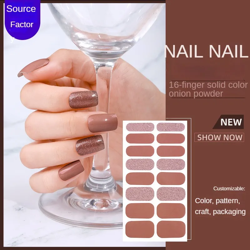 Полуотвержденные гелевые полоски для ногтей Фиолетовые гелевые наклейки для ногтей Лавандовые обертывания для ногтей 80 наклеек