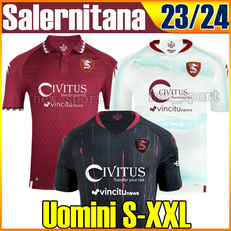 23 24 SalErNitAnas Soccer Jerseys Candreva 2023 2024 Home Away Jersey Grigoris Kastanos Men size S-XXL FOOTBALL Shirts