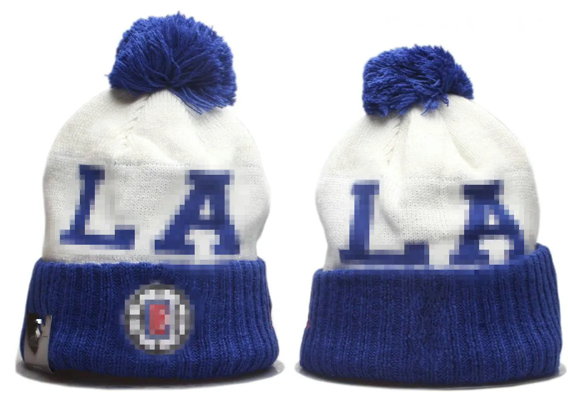 2023 Los Angeles''clippers''beanie البيسبول فريق أمريكا الشمالية فريق تصحيح الشتاء الصوف سبورت قبعة القبعة القبعة قبعة بيني