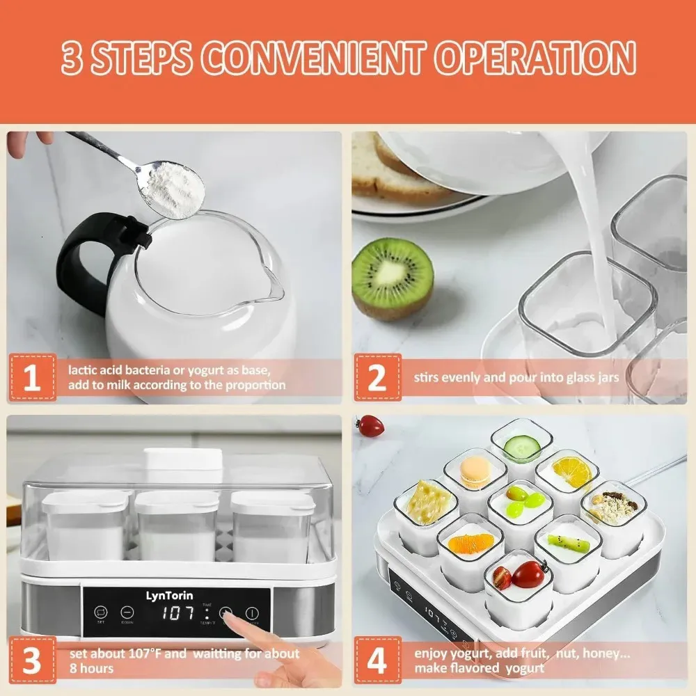 Yogurt maker adjustable temperature control deals