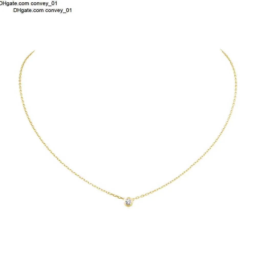 Diamants Designer Jewelry Legers Pendant Necklaces Diamond D'amour Love Necklace for Women Girls Collier Bijoux Femme Brand Jewelry