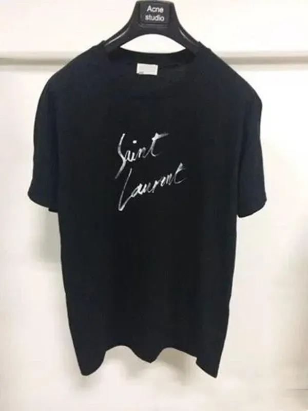 デュペY-S-LファッションコットンTシャツカジュアルロゴレターTシャツ女性用コスチューム夏の半袖TシャツTシャツS-XXL