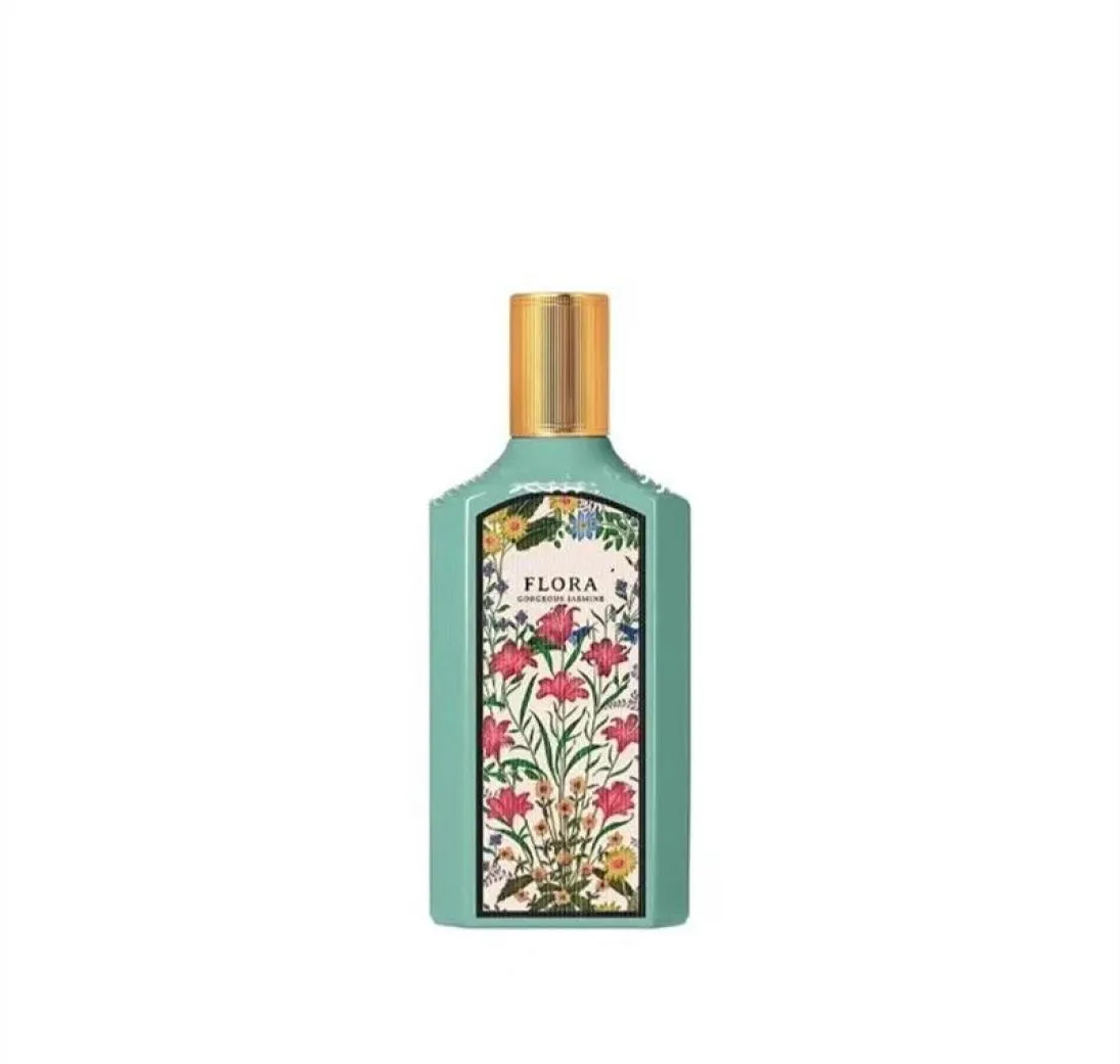 Luxury Design Cologne women perfume flora gorgeous jasmine 100ml highest version Classic style long lasting time fast ship3792302