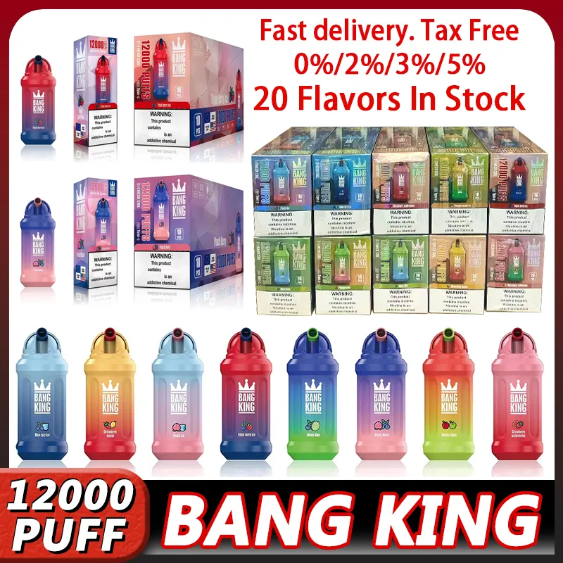 Original Bang King 12000 Puffs Bars Disposable Vape Pen E Cigarettes