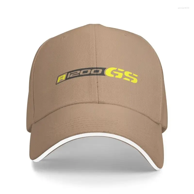 Boll Caps Classic Unisex Yellow R1200 GS Motorcykeläventyr Baseball Cap Vuxen Justerbar HAT Kvinnor Solskydd