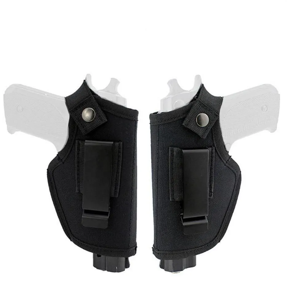 Coisas Sacos IWB OWB Escondido Carry Holster Belt Metal Clip para Mão Direita e Esquerda Draw261L