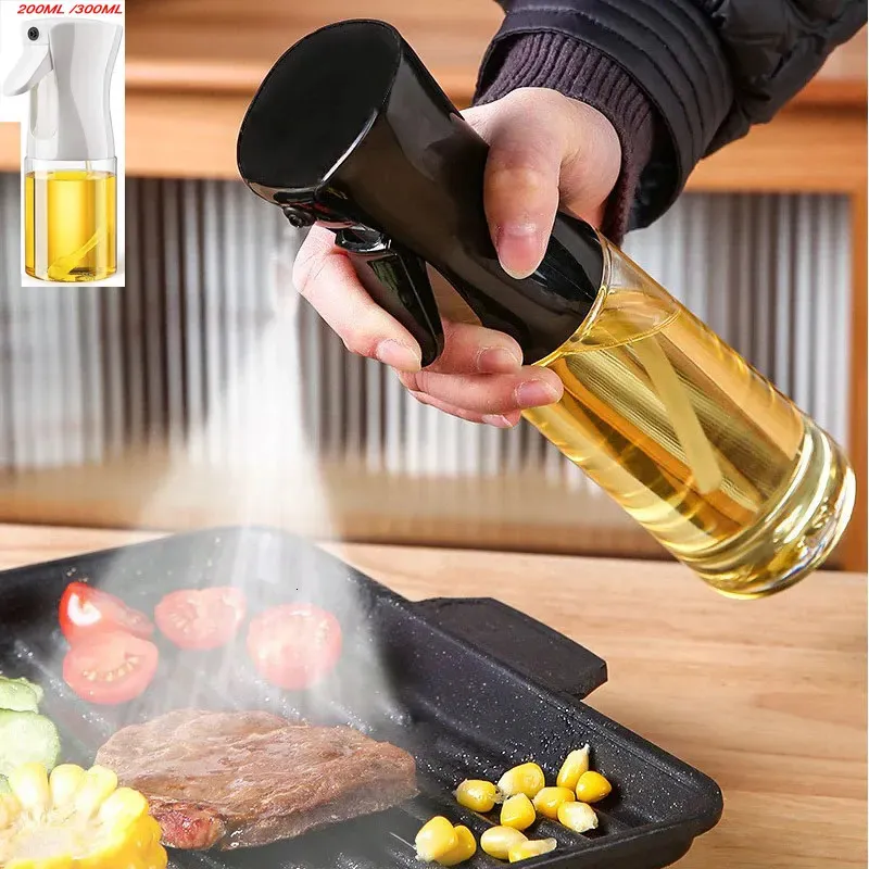 Ferramentas de especiarias de ervas 200ml 300ml garrafa de spray de óleo cozinha churrasco cozinhar dispensador de azeitona acampamento cozimento vazio vinagre molho de soja pulverizador recipientes 231202