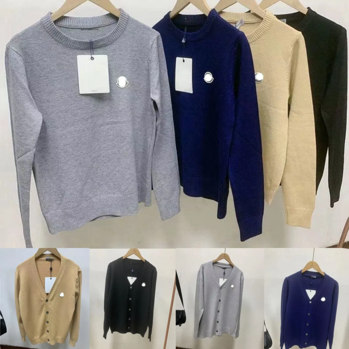 Designer tröja herrar tröja cardigan ull pullover tröjor långärmad tröja kvinnor besättning hals v nack tröjor manliga hoodies toppar plus storlek 3xl