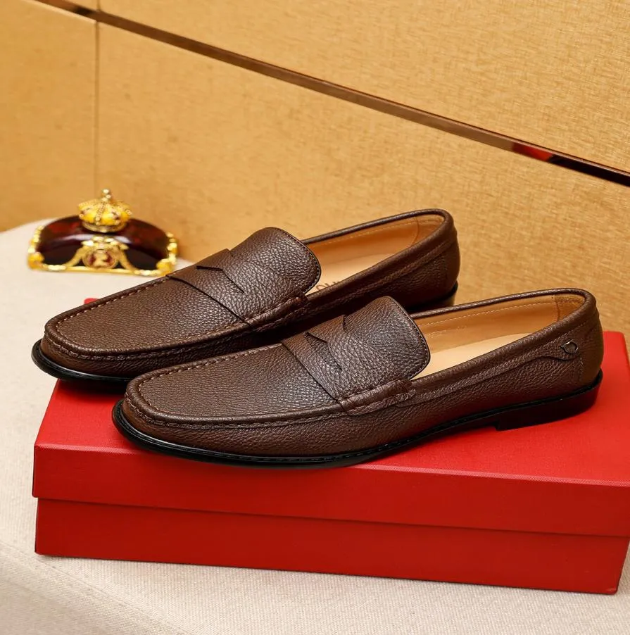 New 2023 High Quality Men Dress Shoes Formal Business Brogue Shoes