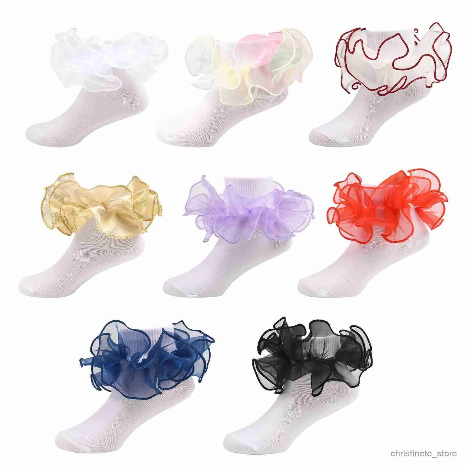 Kids Socks Children frilly socks lace socks female children socks white princess socks dance socks fluffy children / children / large