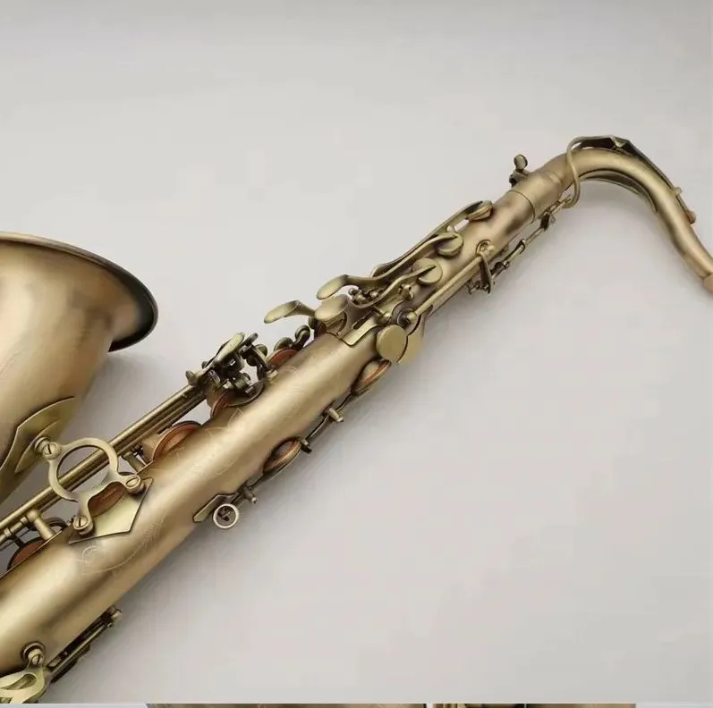 2023 Zupełnie nowy saksofonowy saksofonowy lakier profesjonalny saksofon tenorowy z nowym ustnik