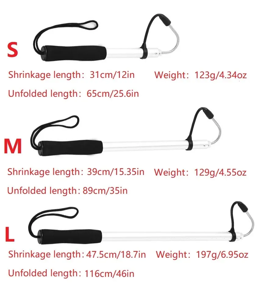 Fishing Hooks Telescopic Fishing Gaff Anchor Hook Sea Fishing Spear  Scalable Fish Grip Hook Stainless Steel Boat Ice Fishing Pesca 231204 From  Jiu09, $11.31