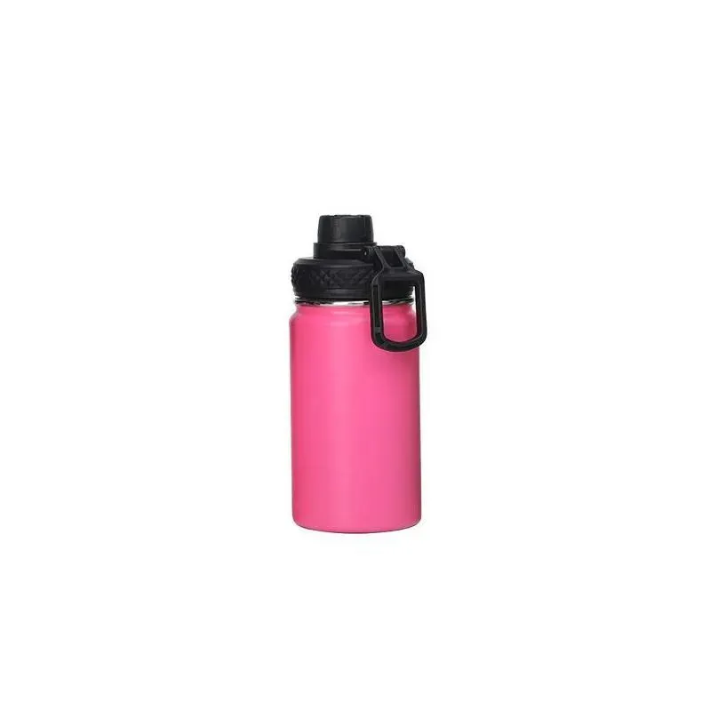 12oz water bottles outdoor mountaineering portable vacuum sports kettle 304 stainless steel childrens thermos cup b3