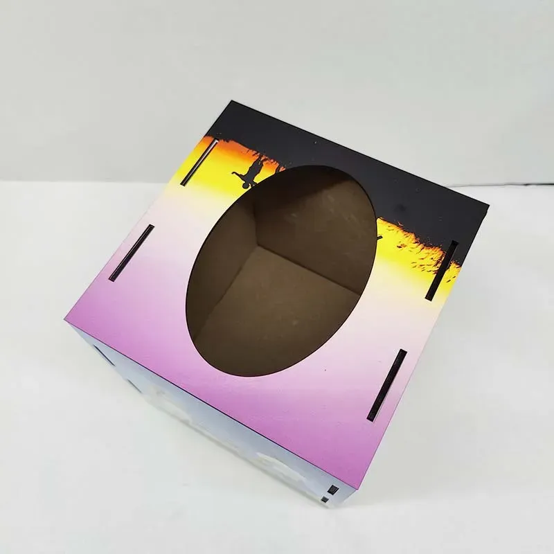 Sublimation Blank Ttissue Box MDF Storage Box Table Decoration