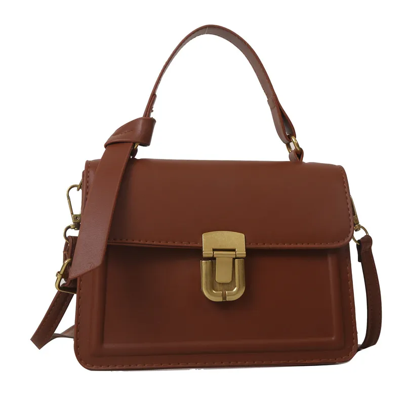 Bolsas crossbody de couro de alta qualidade para mulheres cor pura bolsas para mujer venda quente moda bolsa tote FMT-4041