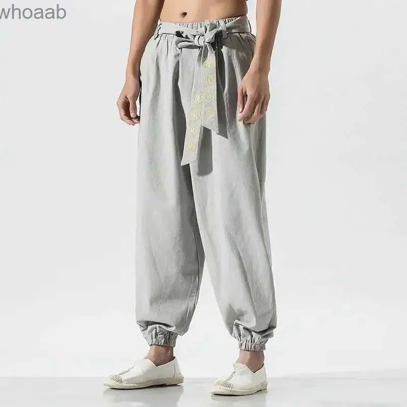 Men s Pants Streetwear Harem Pants Online Store Street Workout Bottom Traditional Chinese Men Clothing Kungfu Plus Size Men 5XL YQ231204