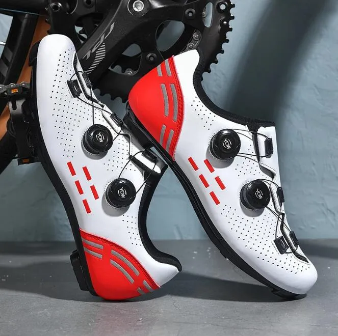 Mens Cycling Sneakers Speed ​​Road Bike Boots Carbon Fiber Mtb Shoes Racing Athletic Outdoor SPD Women's Mountain Racing Shoes