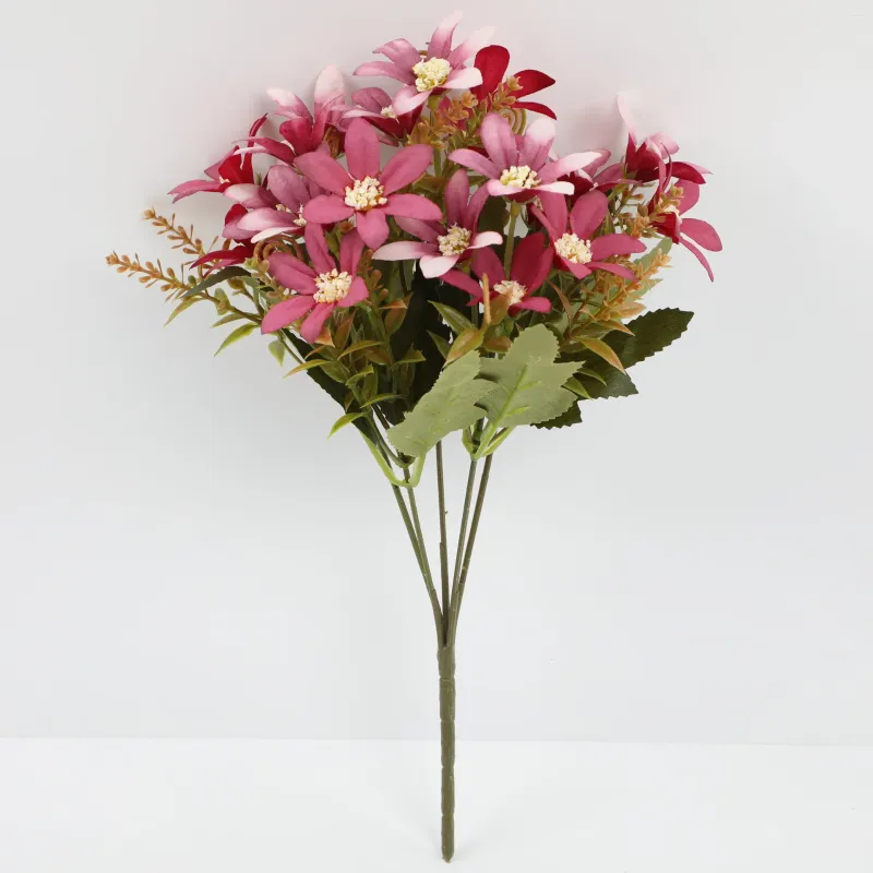 Dekoracyjne kwiaty domowe dekoracja ślubna trzymanie Pography Rekwizyty małe lilie symulowane zielone rośliny plastikowe doniczkowe
