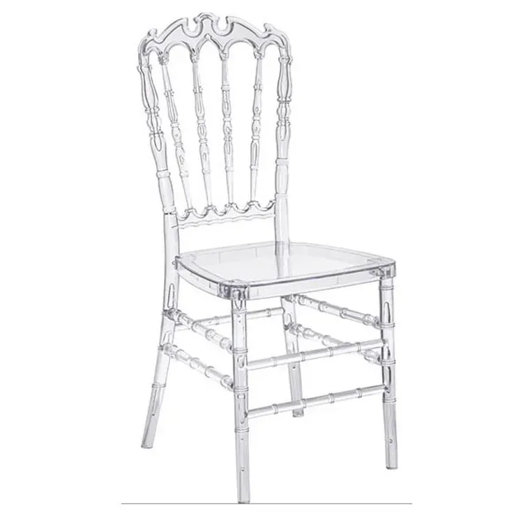 Crystal Wedding Acrylic Chair Outdoor Events Hotel Banquet Decoration PC Chairs