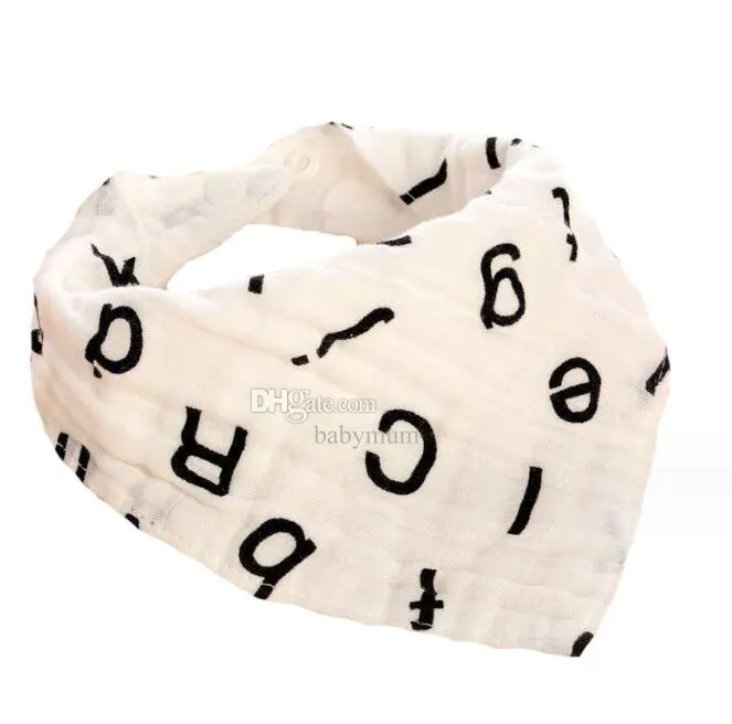 Bava bandana in cotone bavaglio triangolo buciate per cuccioli da bambino per bambini per ragazzi ragazze unisex