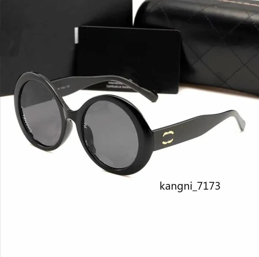 Franse luxe zonnebril Polariserende lens ontwerper Dames Heren 6499 Premium bril met rond montuur Dames Brilmontuur Vintage zonnebril