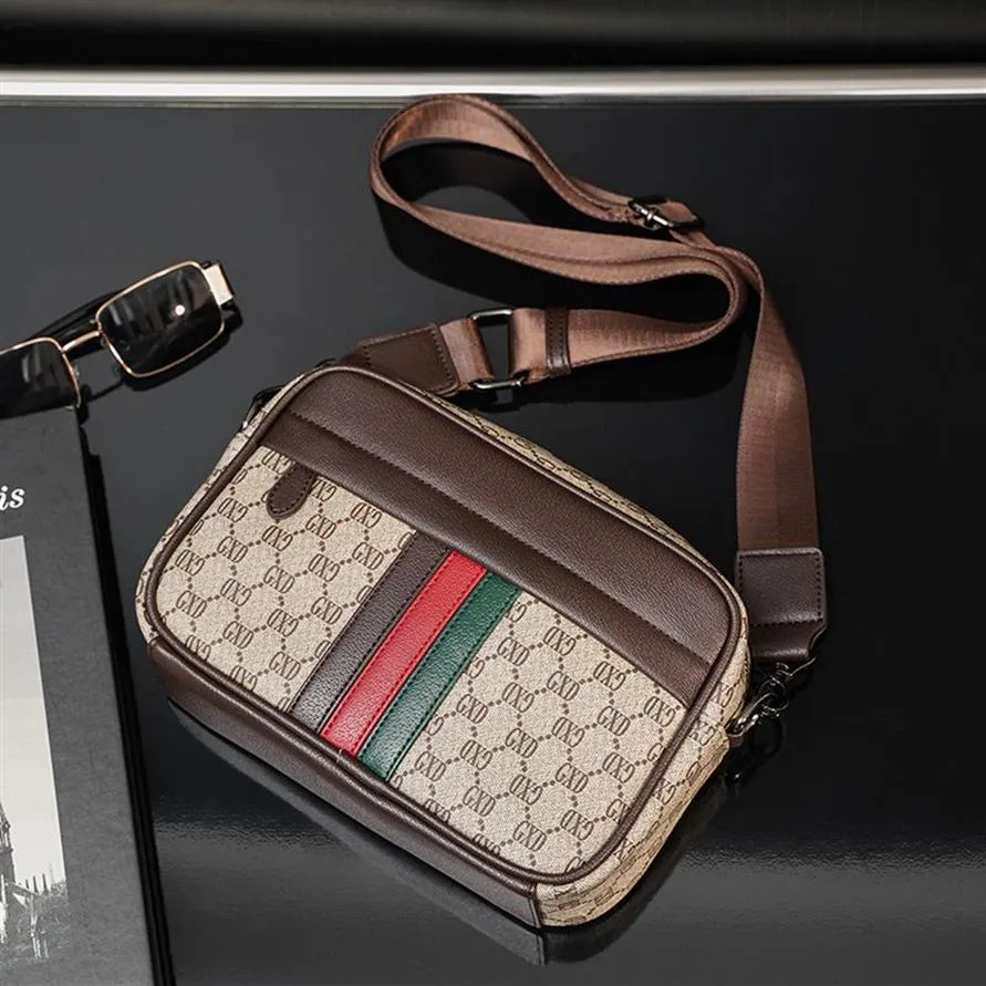 Messenger Bag Design Men's Mini Business Male Small Shoulder Crossbody Flap Bags Man Handbag Phone Purse Trend295F